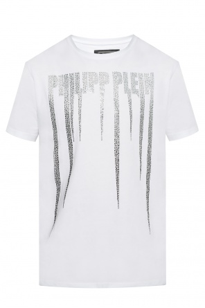 T-shirt z logo wysadzanym kamieniami, zdjęcie 1 T-shirt z logo wysadzanym kamieniami od Philipp Plein